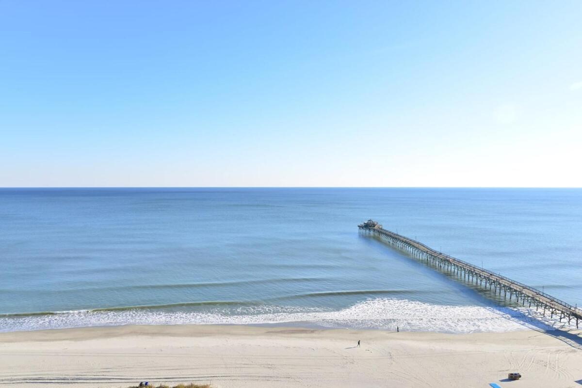 The Salty Turtle All New Modern Oceanfront Condo W Pool Myrtle Beach Exterior photo